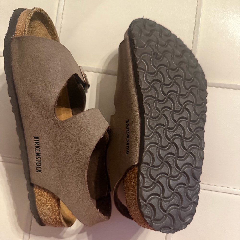 Birkenstock Roma Sandal - Little Kid / Mocha - Picture 3 of 4